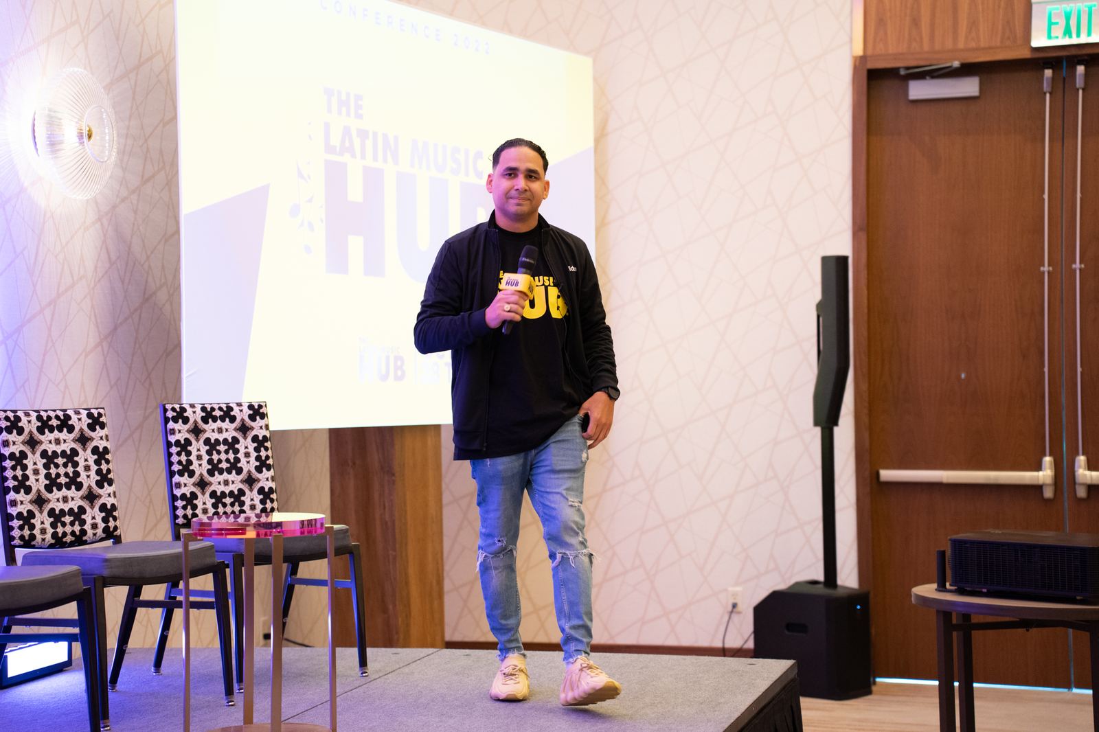 Opening The Latin Music Hub Conference in 2022