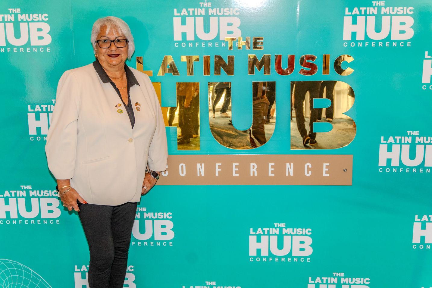 Mayor Olga González at The Latin Music Hub 2024