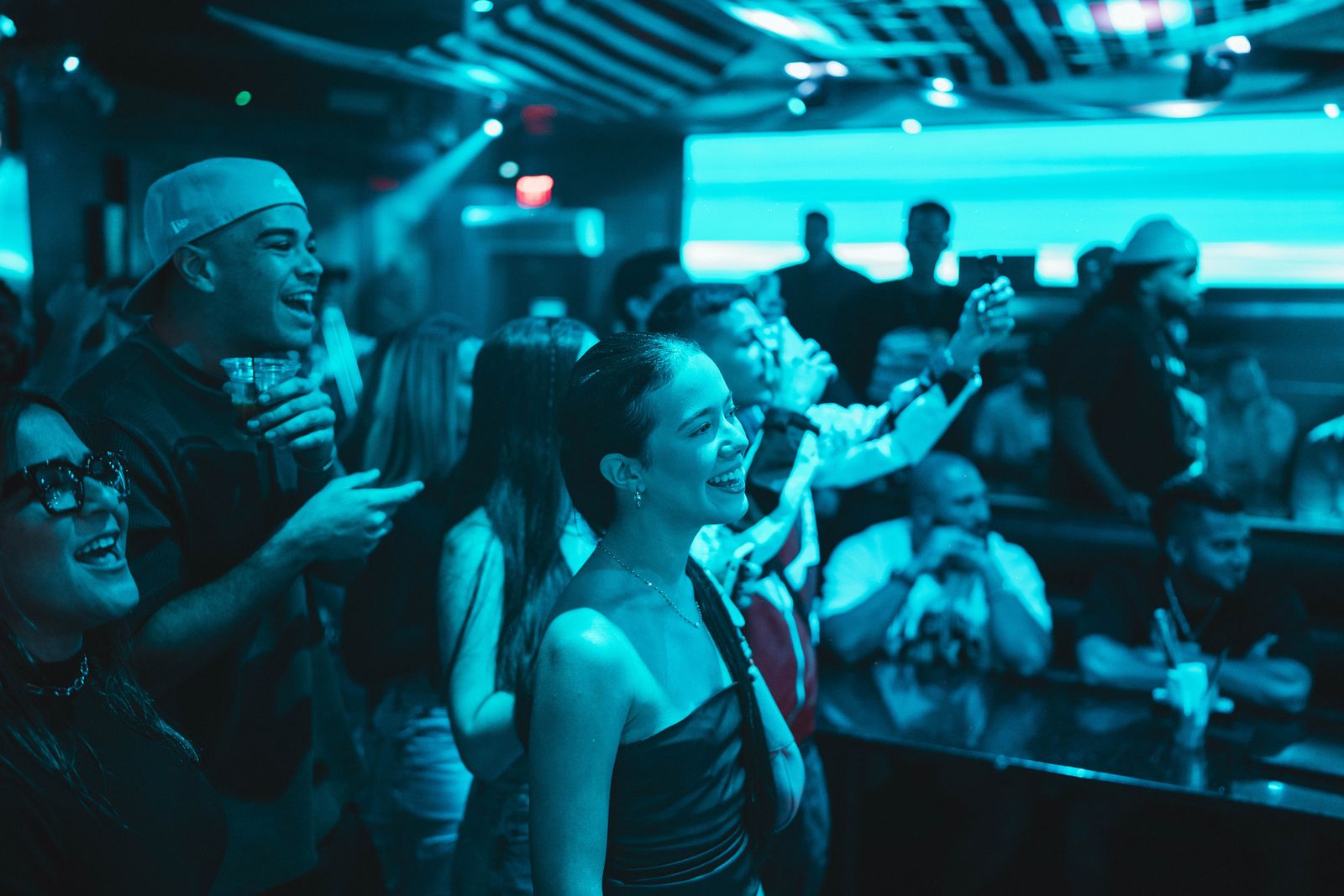 The audience at a Latin Music Hub showcase